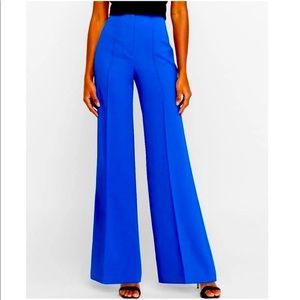 Express Wide Leg Trousers - Blue